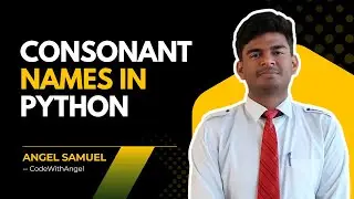 ✅ Print Names Starting with Consonants in Python 🐍 | Simple List Filter Logic 🔤💡
