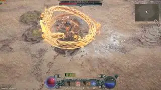 Diablo 4 - Sorcerer test Meteor build - world tier 4