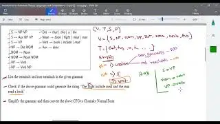 TOC Example  - Scenario based question on CNF and GNF