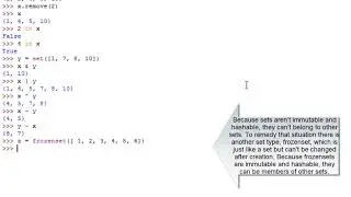 Python Tutorial 2021 - Lesson 10: Sets