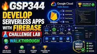 🔥 GSP344 Develop Serverless Apps with Firebase Challenge Lab | Google Cloud Skills Boost Walkthrough