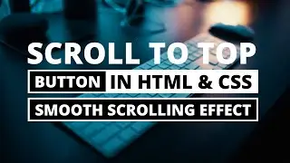 Scroll To Top Button using HTML & CSS only | CodingNepal