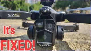 I Successfully Fixed The Camera On The K10 Max Drone