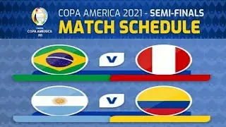 Copa America 2021 Semi Final : Full Match Schedule || Copa America 2021 || NIRMAL VLOG ||