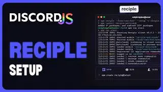 Build a Discord Bot From Scratch | Reciple v10 + DJS v14