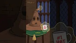 El Sombrero Seleccionador después de 1000 años 🤣 #shorts #humor #harrypotter