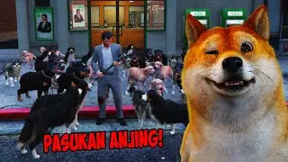 ANJING SQUAD MERAMPOK BANK!!! - GTA 5 Mod Indonesia #10