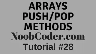Working with Arrays: Push and Pop Methods in Javascript