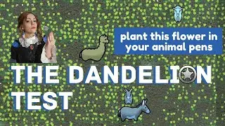 Best Crop for Animal Pen in RimWorld 1.5 - The Dandelion Test