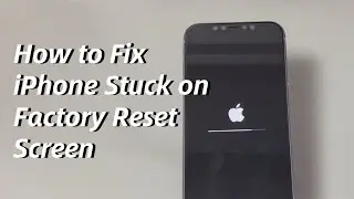 How to Fix an iPhone Stuck on Factory Reset Screen While Resetting: 6 Free Ways
