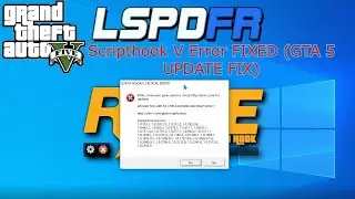 Script Hook V Critical Error FIX