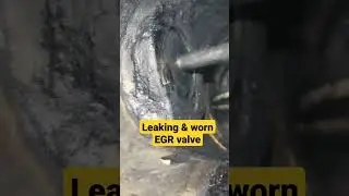Volvo D5 EURO4, worn out and leaking EGR valve demonstration (read description for more info)