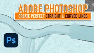 Photoshop - Draw Perfect Straight & Curved Lines [TIPS FOR SKETCHING WITH A MOUSE OR PEN TABLET]