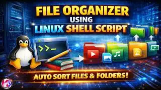 File Organizer using Linux Shell Script | Organize Your Files Efficiently! #shellscripting #linux