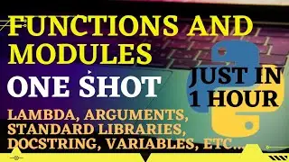 PPS Unit 3 One Shot | SPPU | Functions And Modules In Python | #sppu #pps #firstyearengineering