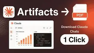 How to Download Claude Artifacts as PDF in 1 Click | Keep Formatting Intact