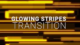 Glowing stripes transition pack green screen