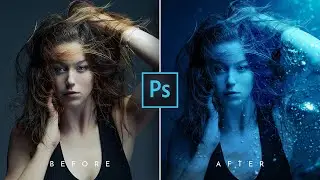 Photoshop Tutorial | Underwater Effect in Photoshop | Photo Effects (Easy)