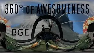 Fly a Jet [Interactive 360° Experience] Blender Game Engine