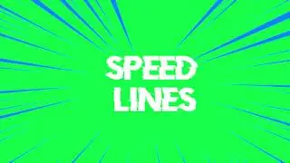 Speed Lines Effect Green Screen || Speed Lines After Effects || By Green Screen Alpha