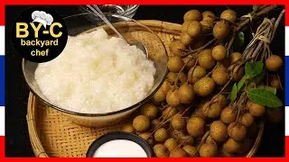 Lamyai - Logon - ลำไย Dessert - Lamyai, coconut milk, sticky rice