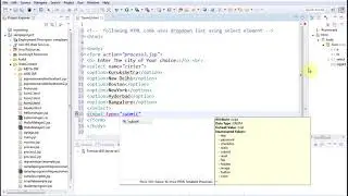 Reading data from a dropdown list in JSP