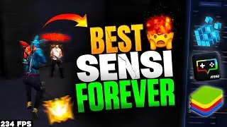 Best SENSI Settings Forever For No Recoil Headshot FPS Boost Free Fire PC | BlueStacks 5 | MSI 5