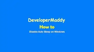 How to Disable Auto Sleep on Windows: Step-by-Step Guide
