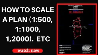 scale of plan | how to set plan scale to 1:500, 1:1000, 1:2000, 1:5000..., |