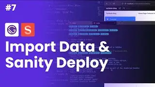 #07 - React Blog Website with Gatsby.js & Sanity.io | Data Import & Deploy