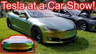 Took my Tesla to a Car Show! Concours d'Elegance