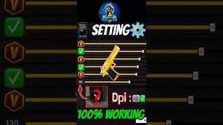 Free Fire Raistar Secret Sensitivity Setting ⚙️| Auto Headshot Sensitivity Settings In Free Fire ✅