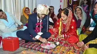 Mangal Pheras and Sirgundi ritual in Himachali marriage #