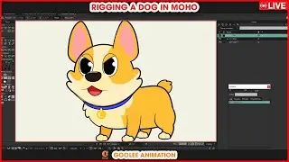 MOHO TUTORIAL | How to Rig A Dog in Moho | Goolee Animation