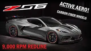 C8 Z06 Corvette News: Active Aero, Carbon Fiber, Tires