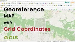 How to georeference scanned toposheets with grid coordinates in QGIS ? | MUTM | Map Adda