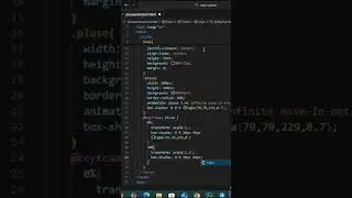 CSS Pulse Animation Tutorial | Centered Glowing Pulse Effect Using HTML & CSS  
