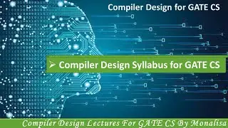 Compiler Design Syllabus for GATE CS