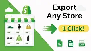 How to Export Shopify Products in One Click | Any Shopify Store