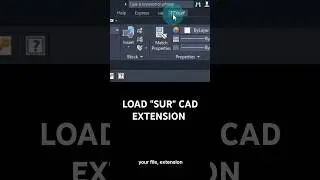 How to Install and Load SUR CAD Extension in AutoCAD 2024 