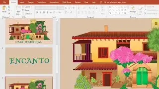 i made casita (from Encanto) using powerpoint + relaxing music