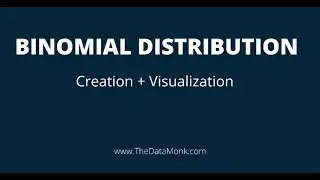 Binomial Distribution in Python | Part 6 | Python Numpy Complete Tutorial | The Data Monk
