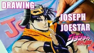 Speed Drawing Joseph Joestar 