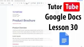 Google Docs Tutorial - Lesson 30 - Image Size and Rotation Options in Image Options