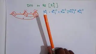 TOC Lec 18 - DFA to RE Rijk formula method in TOC (3 states) by Deeba Kannan