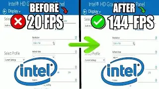 BEST INTEL HD GRAPHICS Settings 2024🔥INTEL Settings for GAMING✔️*Updated*