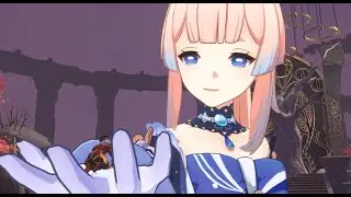 Kokomi crushes a small Fatui (Genshin Impact) [Project DL]