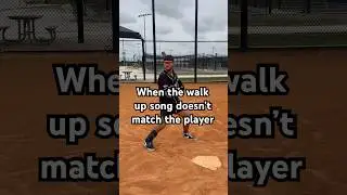 When the walk up song doesn’t match the player (Part 2) | #baseball #skit #content #shorts