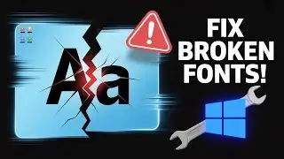 Restore Default Fonts on Windows 11/10 (Fix Broken Fonts 2025)