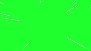 Speed Line Light Speed Green Screen